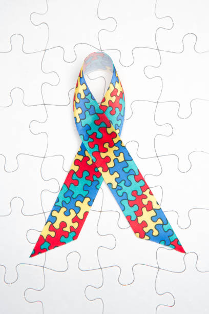 istock Awareness ribbon for autism and aspergers 845470414