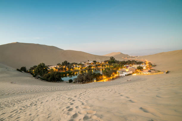 istock Huacachina sand dunes at sunset, in southern Peru 845479528