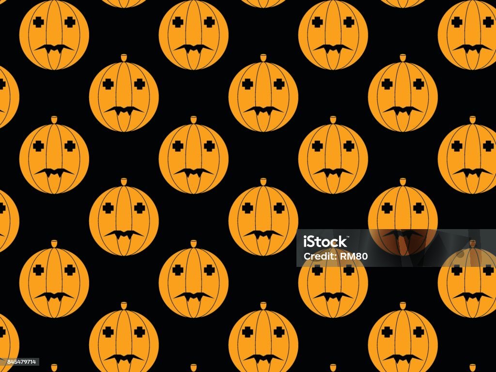 Pumpkin Pattern Abstract Pumpkin Pattern Stock Illustration - Download Image Now - Abstract ...