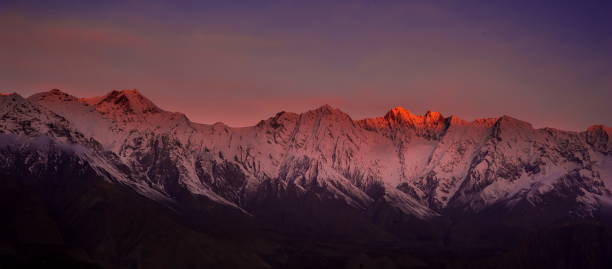 istock beautiful cloudy sunrise in the mountains 845480242