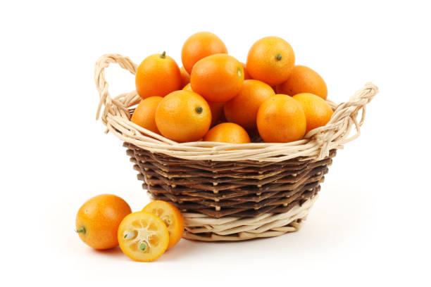 istock Kumquat isolated white background 845487440