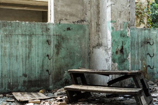 istock old factory buildings destroyed 845498272