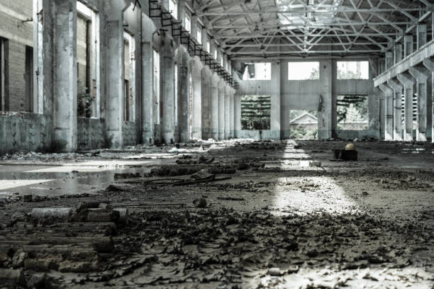istock old factory buildings destroyed 845506638