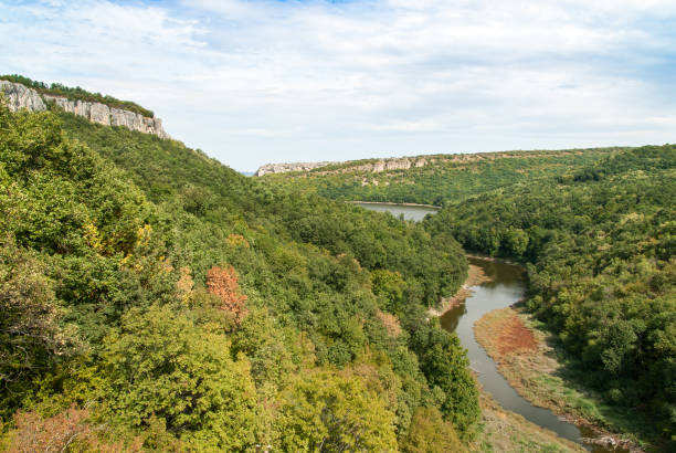 istock view over emen emenski canyon, bulgaria, bulit by river negovanska 845509318