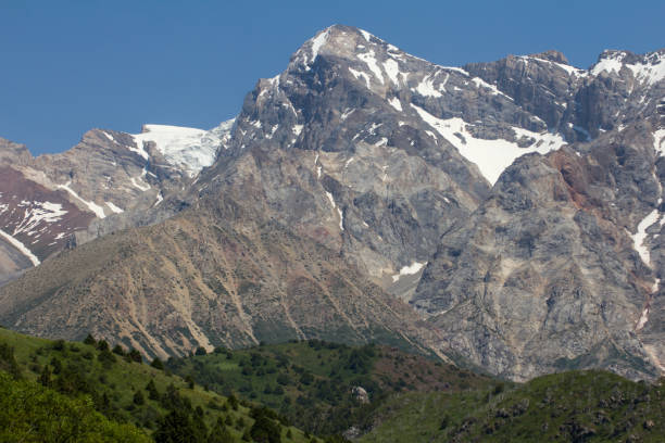 istock mountains with snow in Kazakhstan 845512794