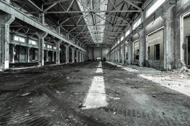 istock old factory buildings destroyed 845516846