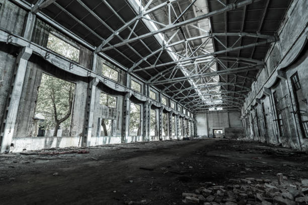 istock old factory buildings destroyed 845529998