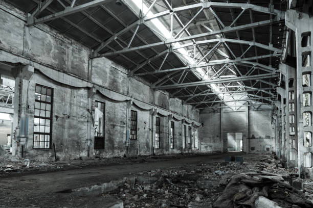 istock old factory buildings destroyed 845531632