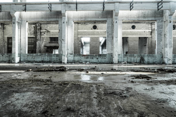 istock old factory buildings destroyed 845537238