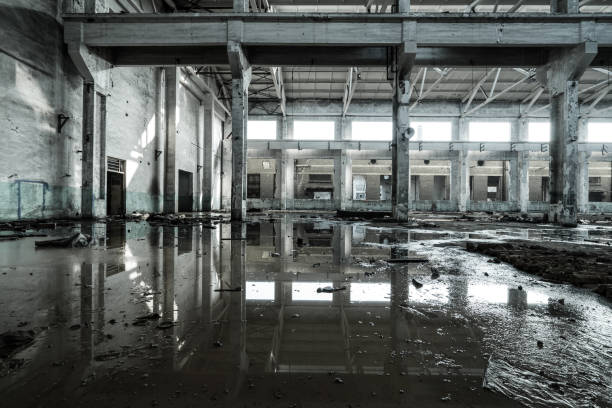 istock old factory buildings destroyed 845538030
