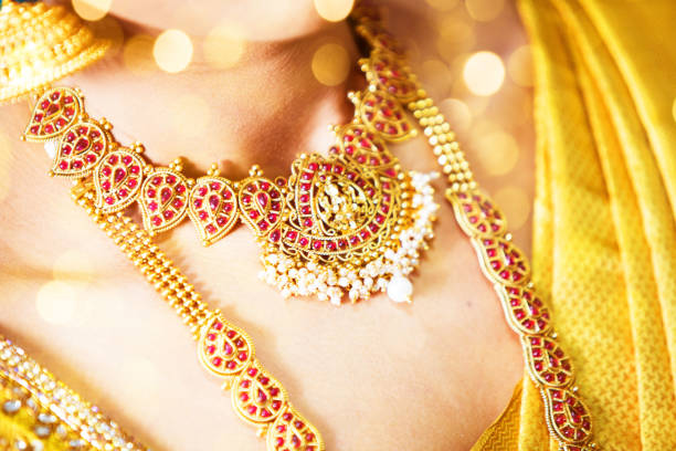 istock Henna tattoo, indian bride 845550136