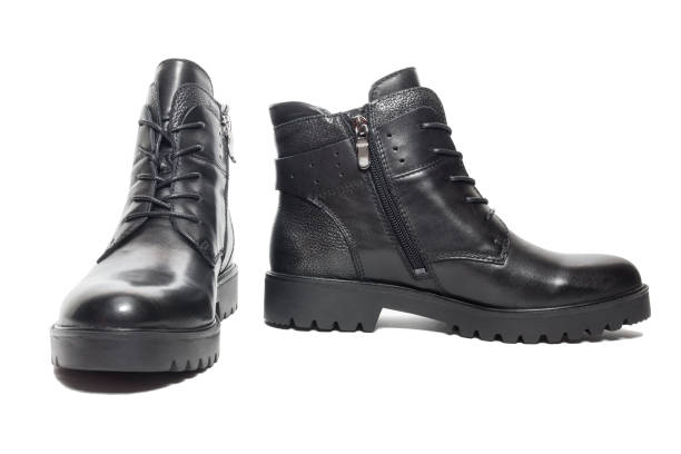 istock Female winter leather shoes 845563146