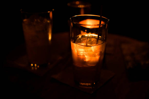 istock glass of whiskey at the bar 845566272