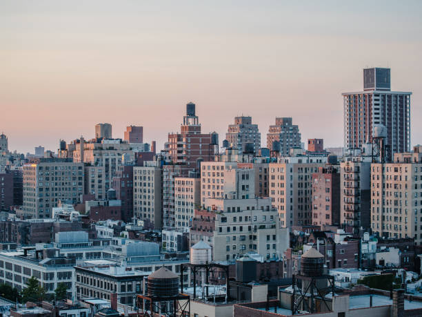 istock sunset on the rooftop in manhattan 845570488