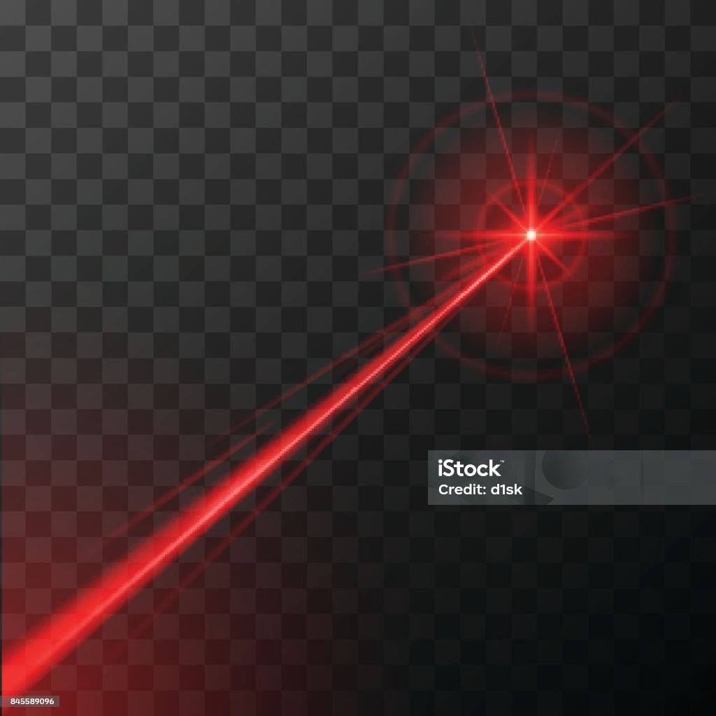 red laser effect red laser effect in vector Laser stock vector