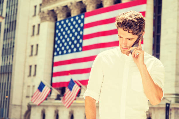 istock Young American Man traveling in New York 845592208