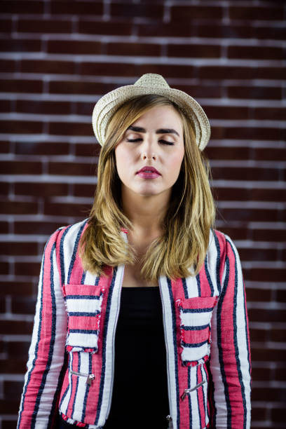 istock Woman with eyes closed 845596326