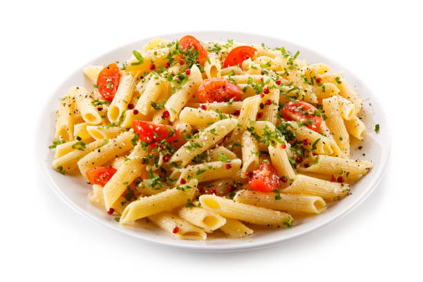 istock Penne, pesto sauce and vegetables 845599660