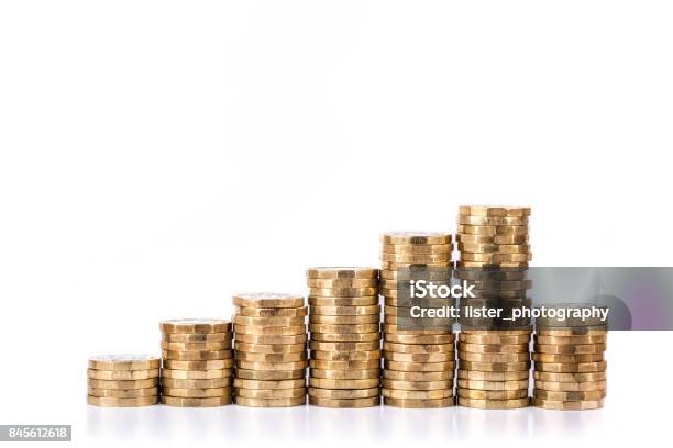 Gbp Stock Photo - Download Image Now - Stack, Coin, British Currency