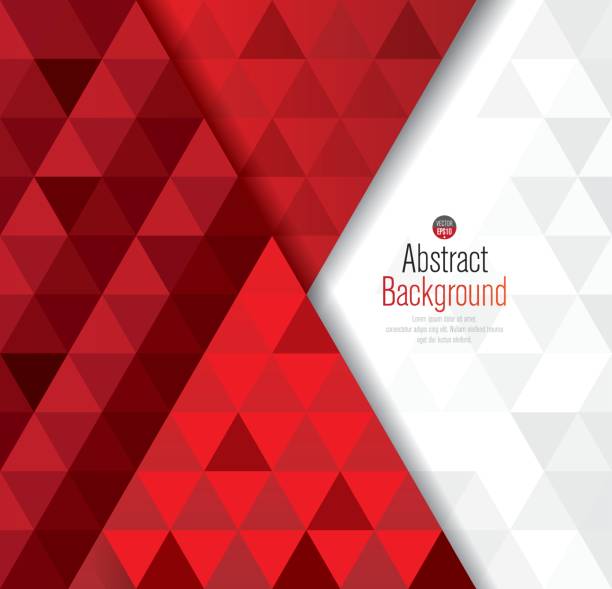 Red and white abstract background vector. vector art illustration