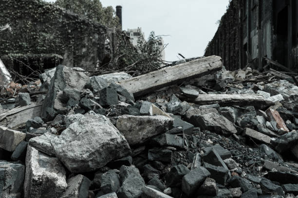 istock old factory buildings destroyed 845615582