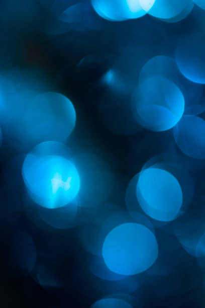 istock abstract background of beautiful blue bokeh festive 845618556