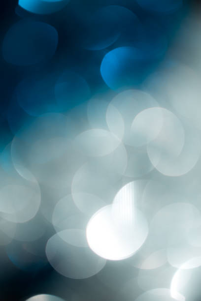 istock abstract background of beautiful blue bokeh festive 845618842