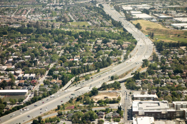 istock flying over san jose california 845619090