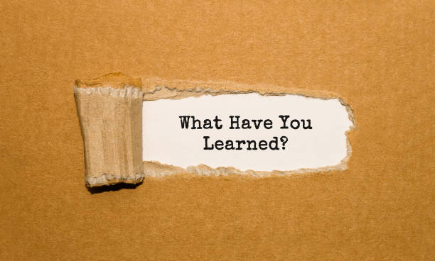 istock The text What Have You Learned appearing behind torn brown paper 845622660