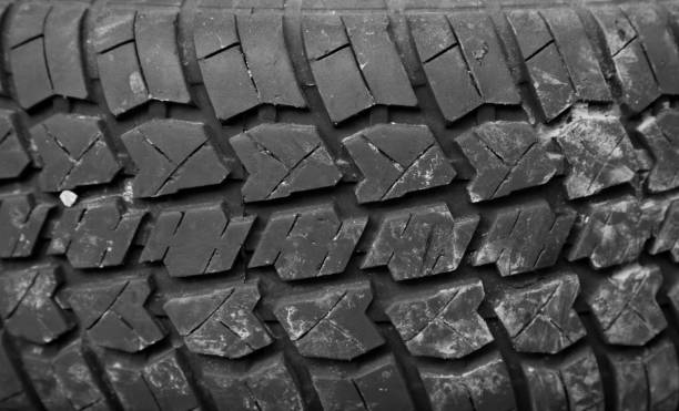 istock Background of the tire tread 845626084