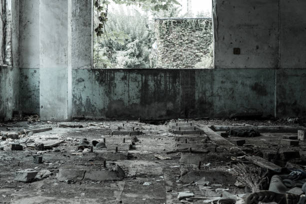 istock old factory buildings destroyed 845628384