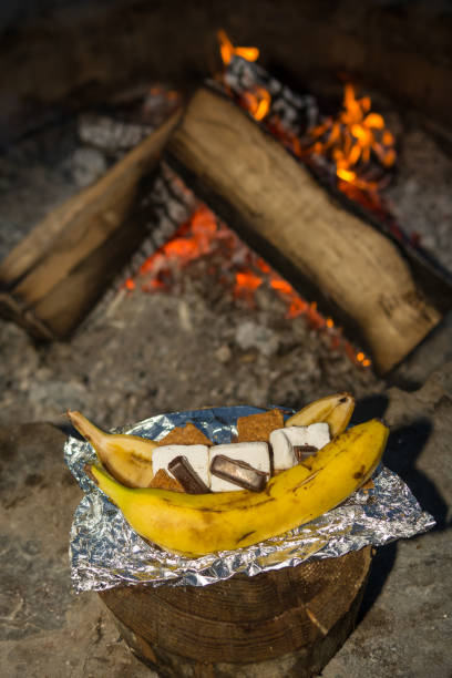 istock Campfire Banana Smores 845628866