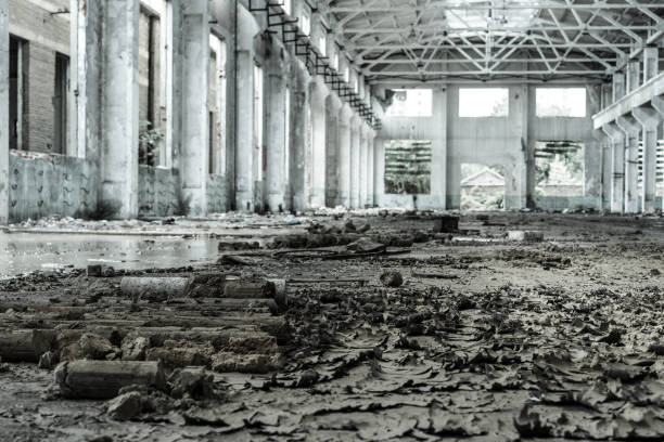 istock old factory buildings destroyed 845638884