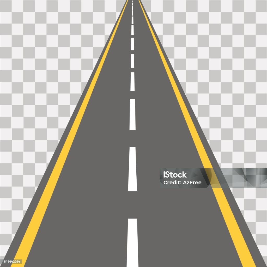 Yol Rasmi Yol Asfalt Ile Sokak Otoban Vektör Çizim Stok Vektör Sanatı & Yol‘nin ...