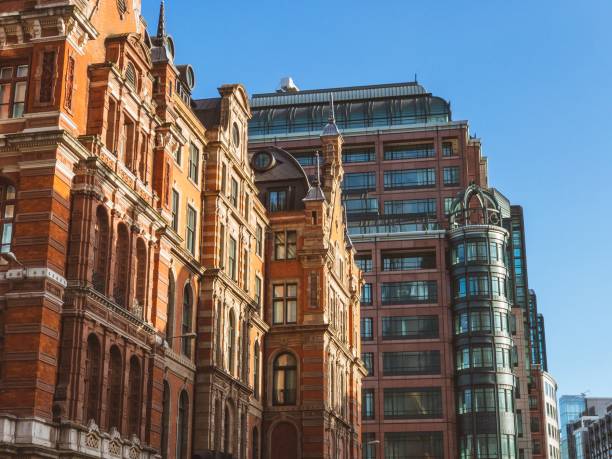 istock Office buildings in London 845642396