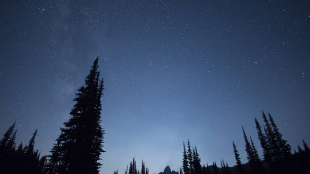 istock Clear, star covered night sky over Garibaldi Park 845642752