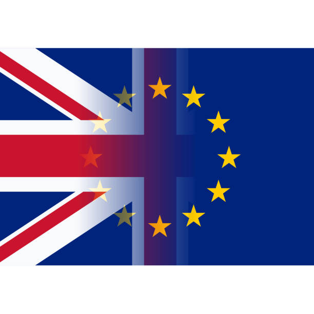 istock united kingdom and european union flags merging 845643732