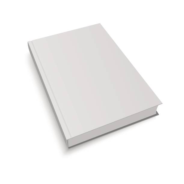 istock Closed book, cover. Mockup for the cover design. High detail. Isolated on white background. 845645510