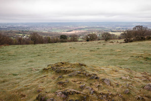 istock cloudy and depressing day with a stunning view from Beacon Hill looking at the surrounding countryside in Leicestershire, England, UK 845646822