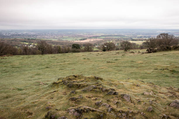 istock cloudy and depressing day with a stunning view from Beacon Hill looking at the surrounding countryside in Leicestershire, England, UK 845646874