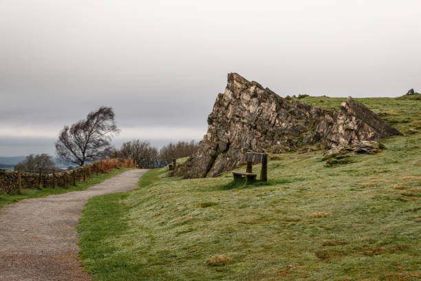 istock cloudy and depressing day with a stunning view from Beacon Hill looking at the surrounding countryside in Leicestershire, England, UK 845646878