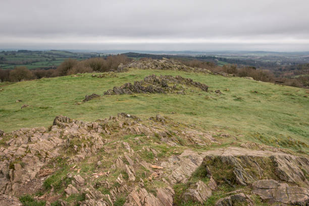 istock cloudy and depressing day with a stunning view from Beacon Hill looking at the surrounding countryside in Leicestershire, England, UK 845646892