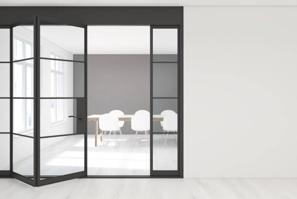 istock Dining room with an unusual door 845653682