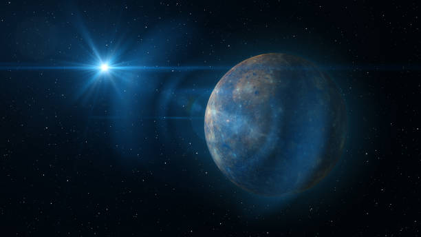 istock Mercury Planet in Space 3D Illustration 845660250
