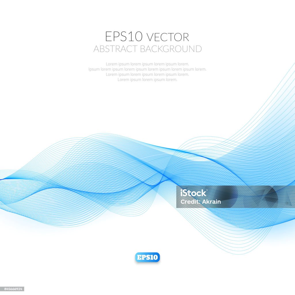 Resumen de antecedentes con el patrón geométrico de líneas. Ola y distorsión de las formas. Se deslizan en el aire. - arte vectorial de Viento libre de derechos