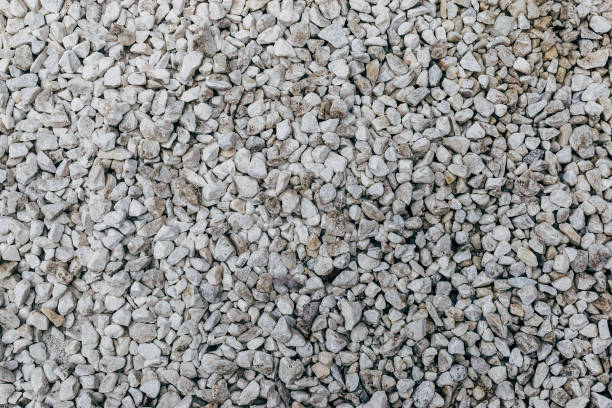 istock White stone gravel background 845678010