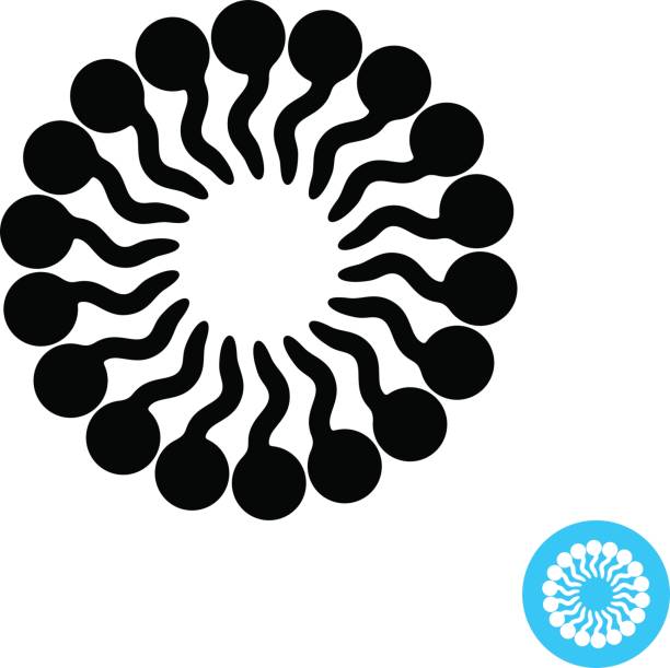 Micelle black vector icon Micelle black vector icon. Micellar water theme concept sign. colloid stock illustrations