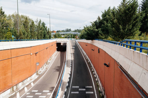 istock Access to M30 Motorway in Madrid a cloudy day 845681450