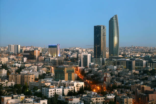 istock Amman skyline at sunrise 845697944