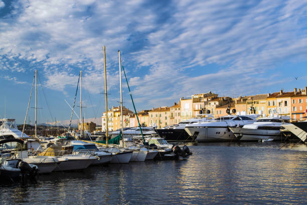 istock Saint Tropez old city view 845697964